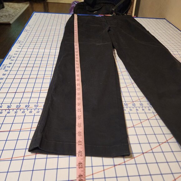 All Saints Women’s Chino style Trousers Dirty on back of leg Black Size 32 - Picture 3 of 15
